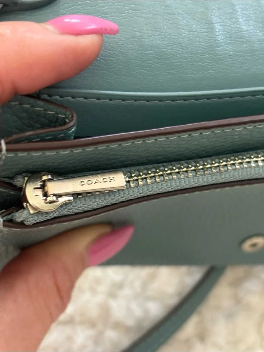 Authentic Coach Crossbody Wallet Purse w/ Authentic Repurposed Charms Keychains